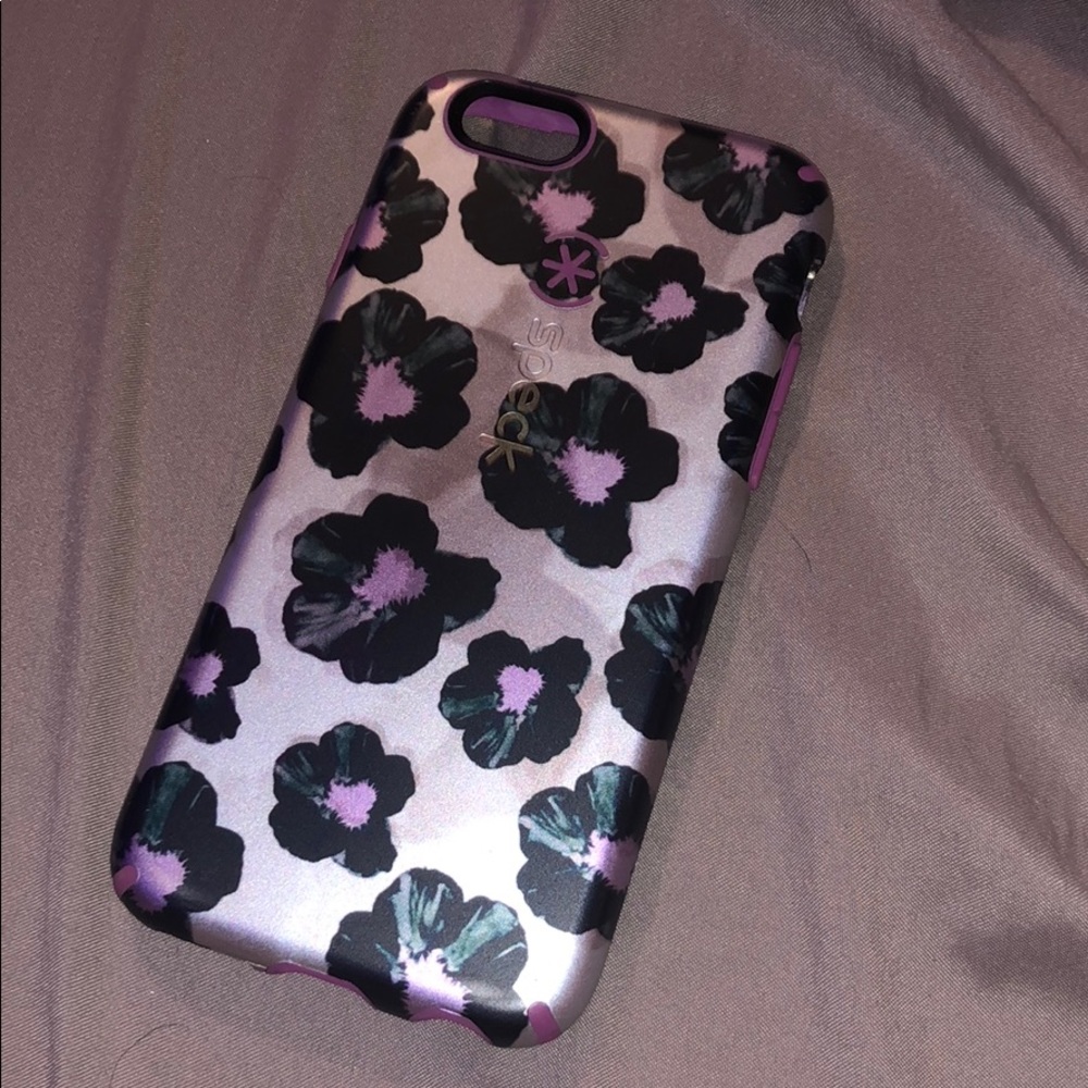 iphone 6 shiny floral speck case